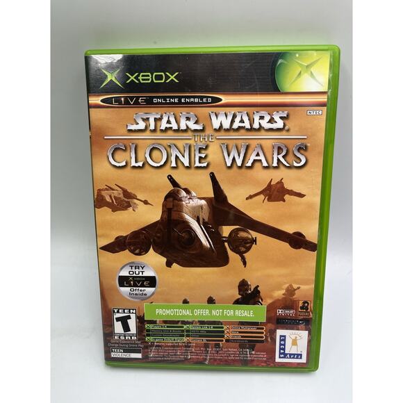 Star Wars: The Clone Wars / Tetris Worlds Online Edition Combo (Microsoft Xbox) - Picture 1 of 6